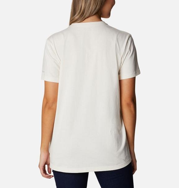 Columbia Slack Water T-Shirt White For Women's NZ90528 New Zealand